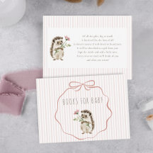 Livres aquarelle pour bébé Hérisson de la forêt