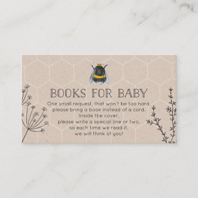 Carte D'accompagnement Livres Baby showers Pour Baby Baby shower Card (Devant)