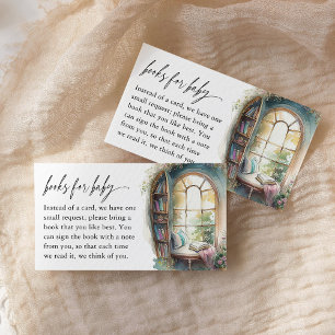 Carte D'accompagnement Livres Baby showers pour bébé