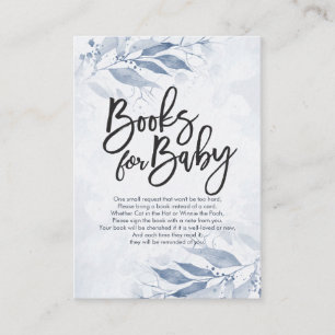 Carte D'accompagnement Livres baby showers pour bébé / Apporter un livre 