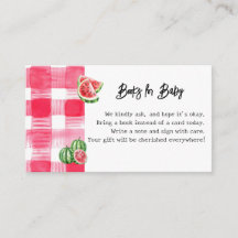 Livres Baby showers Watermelon pour Baby Endoor Ca
