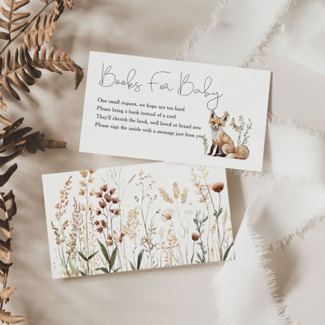 Carte D'accompagnement Livres Baby showers Woodland Pour Bébé (Créateur téléchargé)