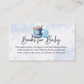 Carte D'accompagnement Livres Bébé Il Fait Froid Dehors Pour Bébé Hiver