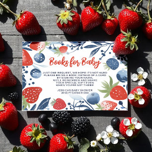 Carte D'accompagnement Livres Berry Sweet Baby shower pour bébé
