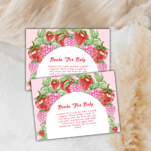 Carte D'accompagnement Livres Berry Sweet Strawberry Arch Pour Baby showe