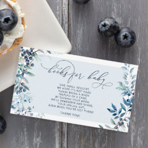 Carte D'accompagnement Livres Blueberries pour Baby Encape Card