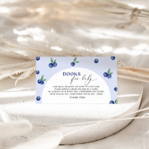 Carte D'accompagnement Livres Blueberry pour bébé