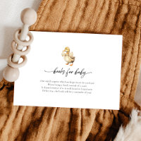 Livres Cute Duck Pour Demande De Livre Baby shower