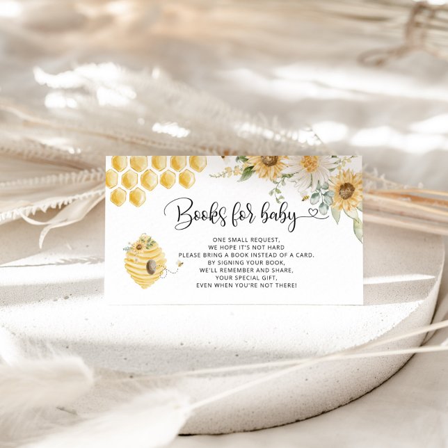 Carte D'accompagnement Livres d'abeilles de miel pour bébé (Créateur téléchargé)