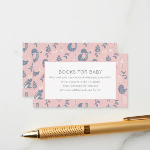 Carte D'accompagnement Livres d'art populaire de style scandinave pour bé