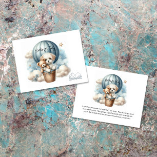Carte D'accompagnement Livres D'Aventure Pour Baby Puppy Hot Air Balloon