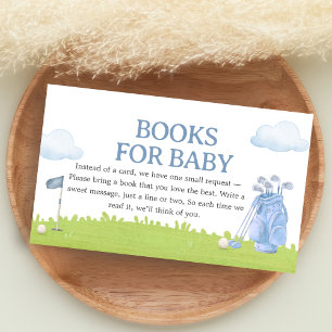Carte D'accompagnement Livres de Baby Shower A Little Putter Golf pour Bé