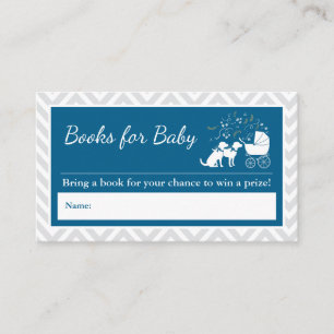 Carte D'accompagnement Livres de Baby shower de chiens Labrador Lab pour