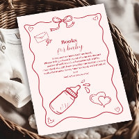 Livres de Baby shower pour bébé à pois tirés à la 