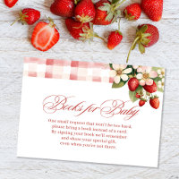 Livres de Baby Shower pour Bébé Strawberry Berry S