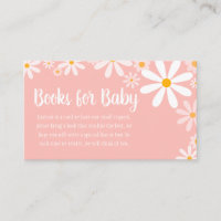 Livres de Baby shower rose marguerite pour bébé