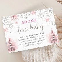 Livres de Baby shower Snowflake pour bébé