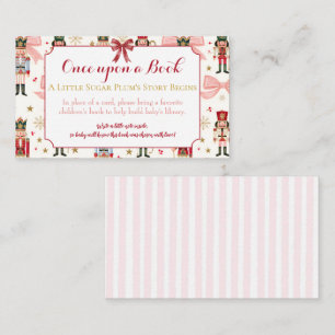 Carte D'accompagnement Livres de Baby Shower sur le thème de Casse-Noiset