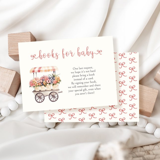 Carte D'accompagnement Livres de Baby showers cultivés localement pour bé (Créateur téléchargé)