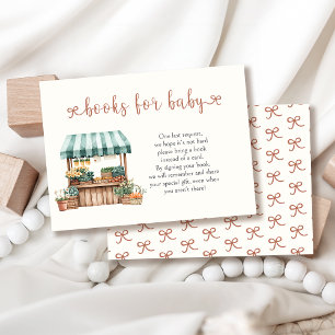 Carte D'accompagnement Livres de Baby showers cultivés localement pour bé