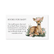 Livres de bain de bébé en aquarelle Fawn d'été pou