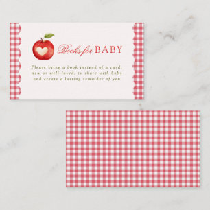 Carte D'accompagnement Livres de bébé pour la baby shower sur le thème de