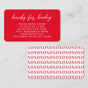 Carte D'accompagnement Livres de bébé pour la Saint-Valentin