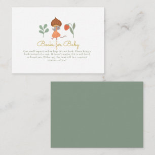 Carte D'accompagnement Livres de champignon Woodland pour Baby Encape Car