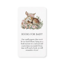 Livres de chevreuil bébé endormi floraux pour bébé