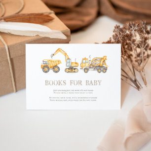 Carte D'accompagnement Livres de construction pour bébé