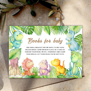 Carte D'accompagnement Livres de dinosaures pour bébé