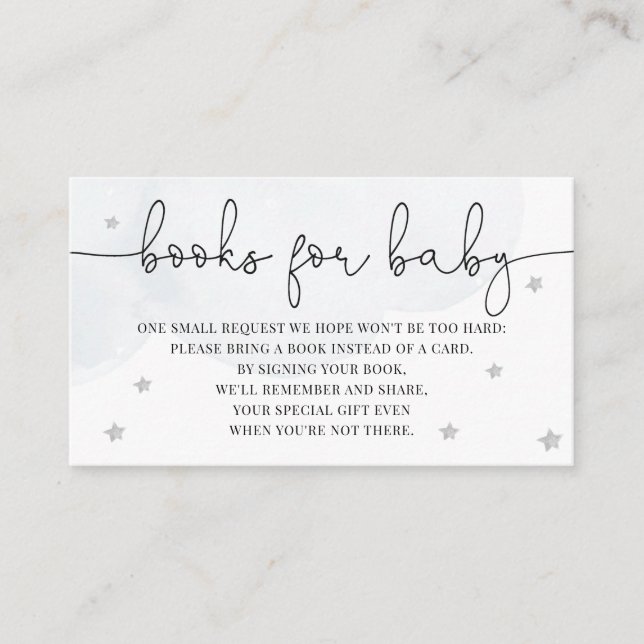 Carte D'accompagnement Livres de Fête de Bébé Twinkle Little Star Pour Bé (Devant)