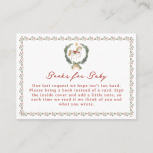 Carte D'accompagnement Livres de Fête pour Bébé pour une Baby Shower Joye