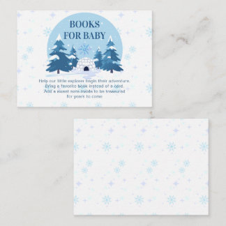 Carte D'accompagnement Livres de fête prénatale pour bébé "Un petit floco