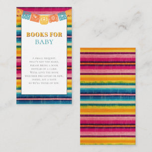 Carte D'accompagnement Livres de Fiesta mexicaine pour le Baby shower