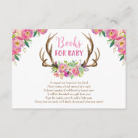 Livres de fille de bois rustique floral pour baby