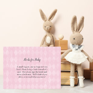 Carte D'accompagnement Livres De Lapin Blanc Pour Baby shower Game