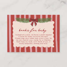 Livres de Noël joyeux pour bébé à rayures rouges