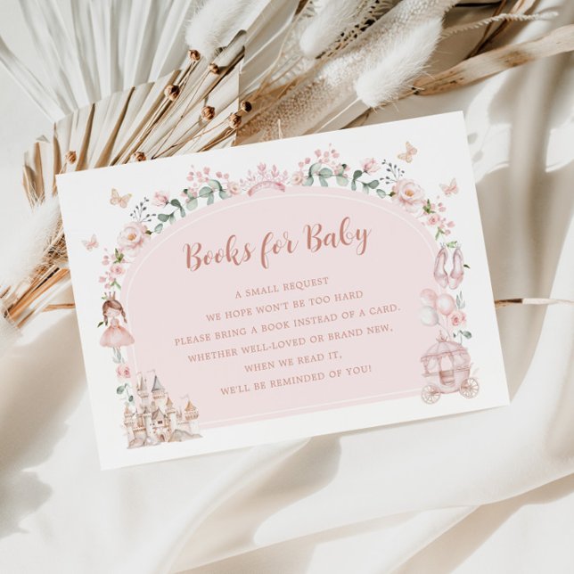 Carte D'accompagnement Livres de Princesse de Conte de Fées Pour Bébé (Créateur téléchargé)