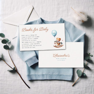 Carte D'accompagnement Livres Demande Bearly Wait Rocking Baby shower gar