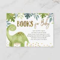 Livres Dinosaur pour Baby Card