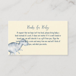 Carte D'accompagnement Livres Dinosaur pour Baby Card
