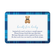 Livres d'ours classiques Preppy Blue Plaid pour bé