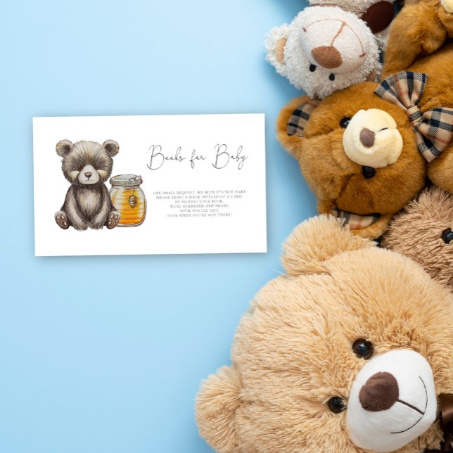 Carte D'accompagnement Livres d'ours pour bébé (Créateur téléchargé)