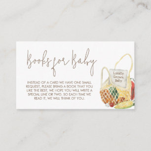 Carte D'accompagnement Livres du marché des fermiers cultivés localement 