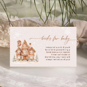 Carte D'accompagnement Livres du Village d'hiver pour bébé