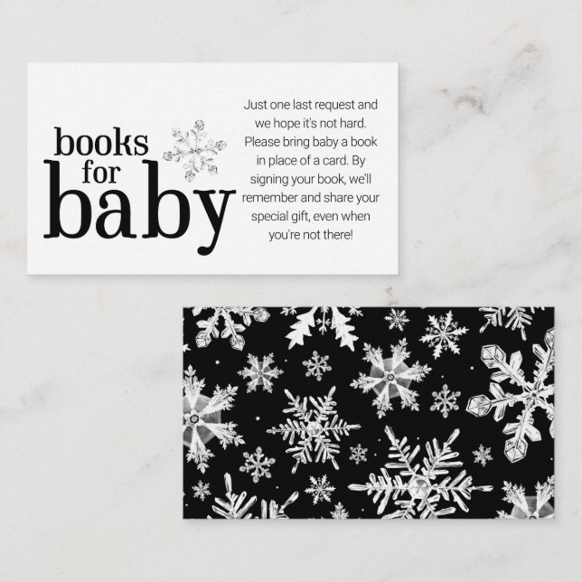 Carte D'accompagnement Livres floraux fleurs sauvages pour Baby Card (Devant / Derrière)