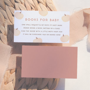 Carte D'accompagnement Livres Modernes sur le Citrouille pour Bébé pour B