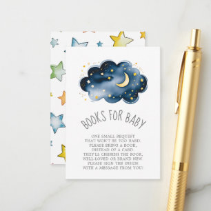 Carte D'accompagnement Livres Moon et Stars pour Baby Encape Card