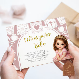 Carte D'accompagnement Livres Pink Es Nina pour bébé